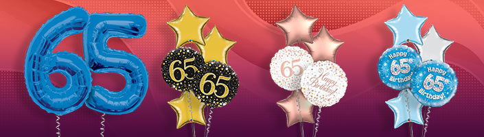 65th Birthday Balloon 65th Birthday Balloons Delivered Party Save Smile